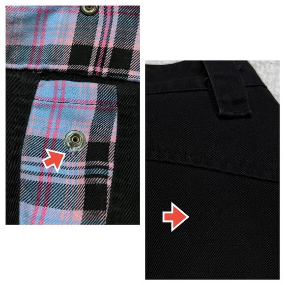 Y2K Lip Service 2003 Punk & Disorderly Plaid Mini Skirt Mall Goth Vtg Hot Topic - Picture 15 of 16